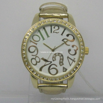 Fashion Promotional Gold Watches (HAL-1223)